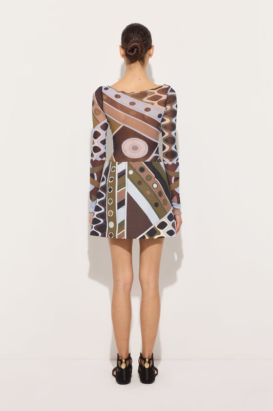 Vivara Print Tulle Top