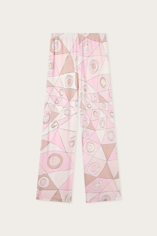 Occhi Print Jersey Pants