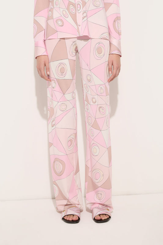 Occhi Print Jersey Pants
