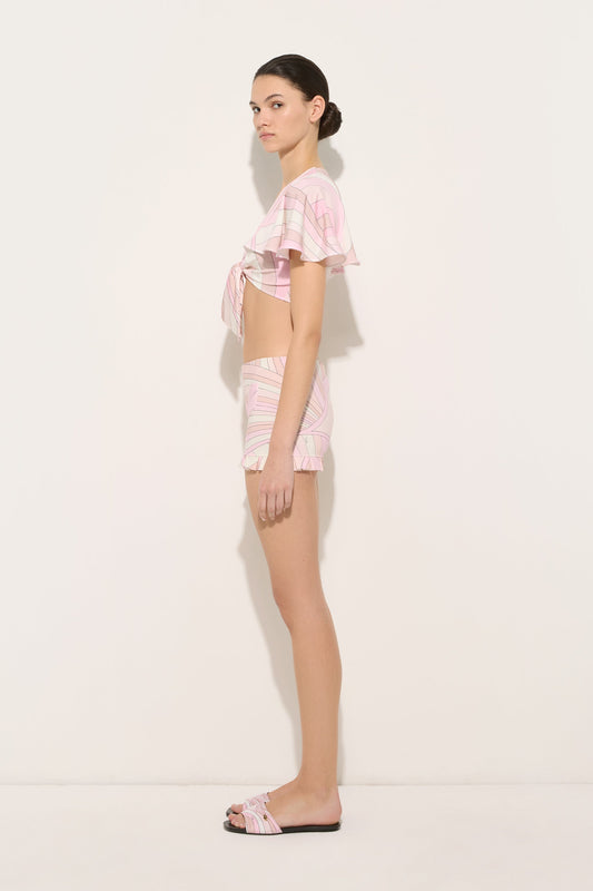 Iride Print Jersey Shorts