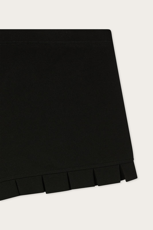 Black Compact Jersey Shorts