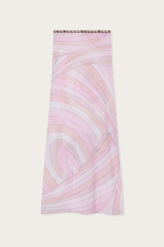 Iride Print Tulle Skirt