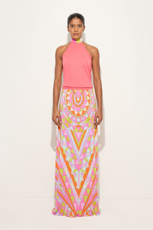 Manuba Print Long Skirt