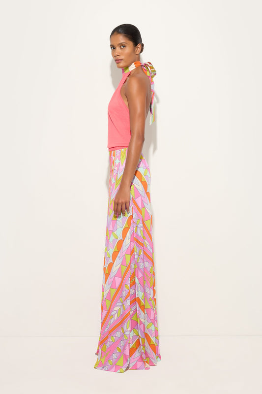Manuba Print Long Skirt