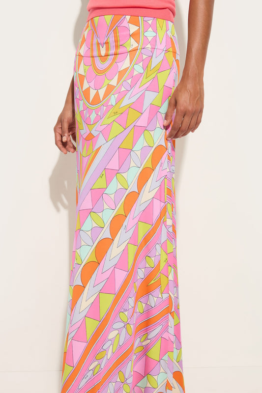 Manuba Print Long Skirt