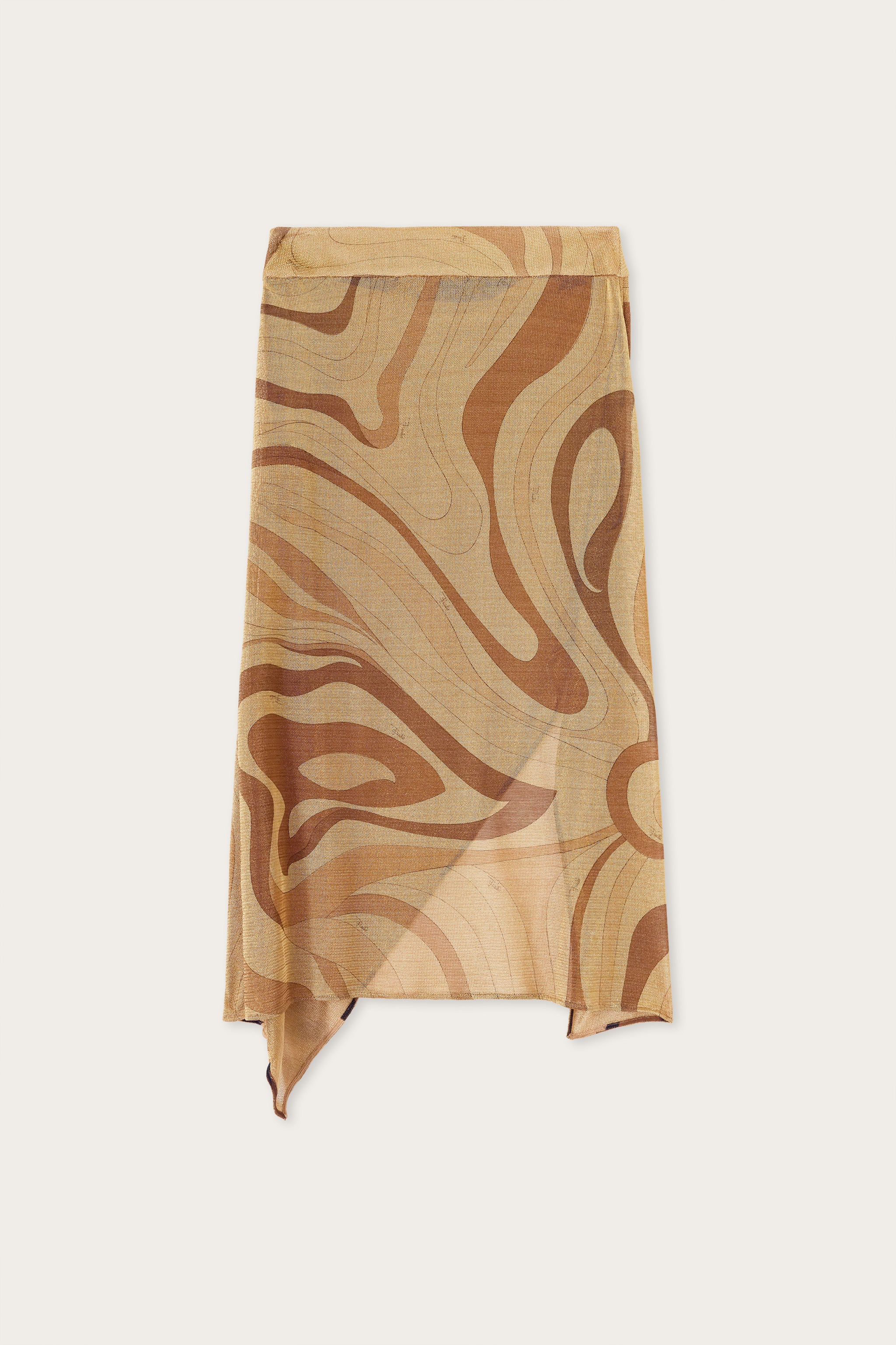 Marmo Print Lamè Top – PUCCI