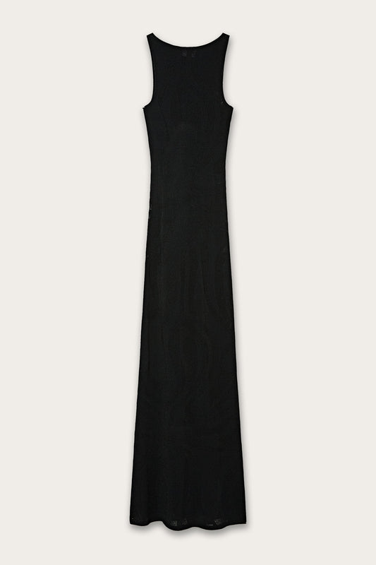 Seamless Fitted Dress in Marmo Jacquard