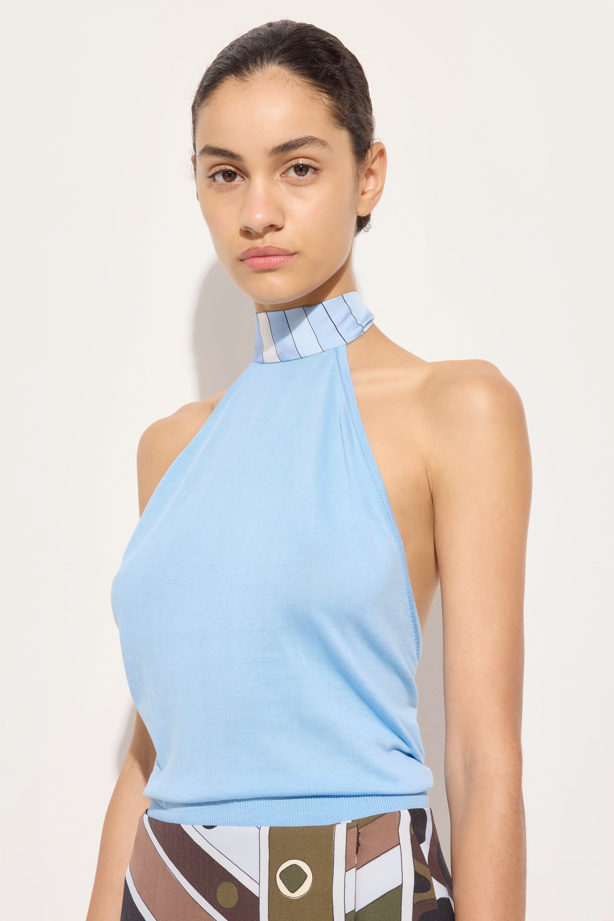 トップス pucci Knitwear Top with Silk Detail – PUCCI