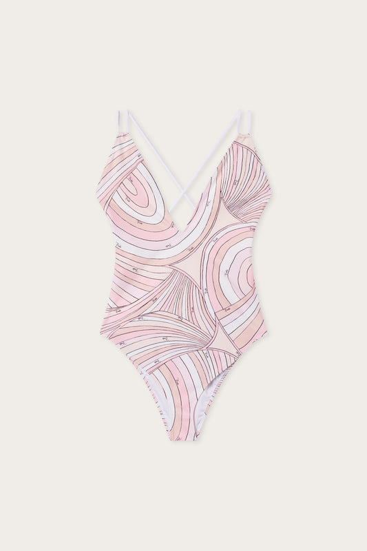 Iride Print One-Piece Swimsuit