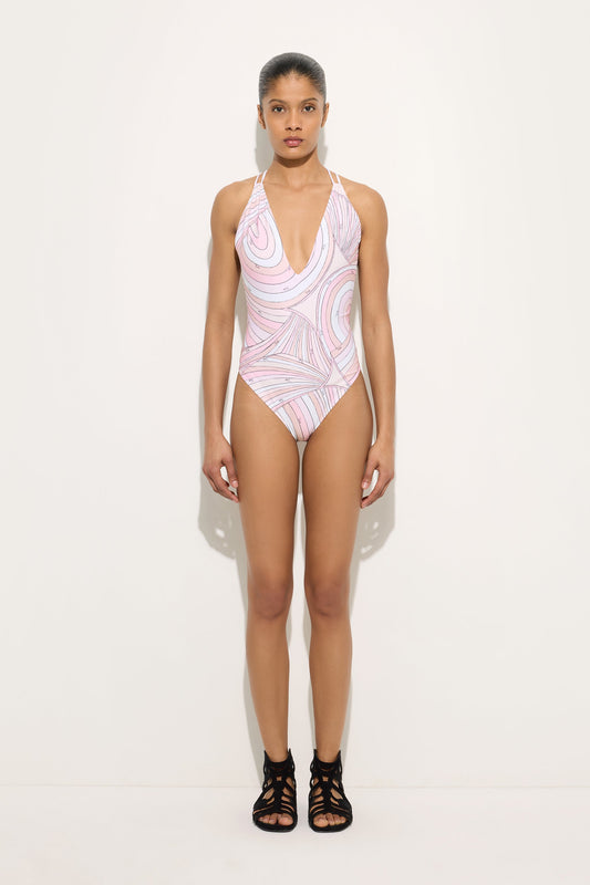 Iride Print One-Piece Swimsuit