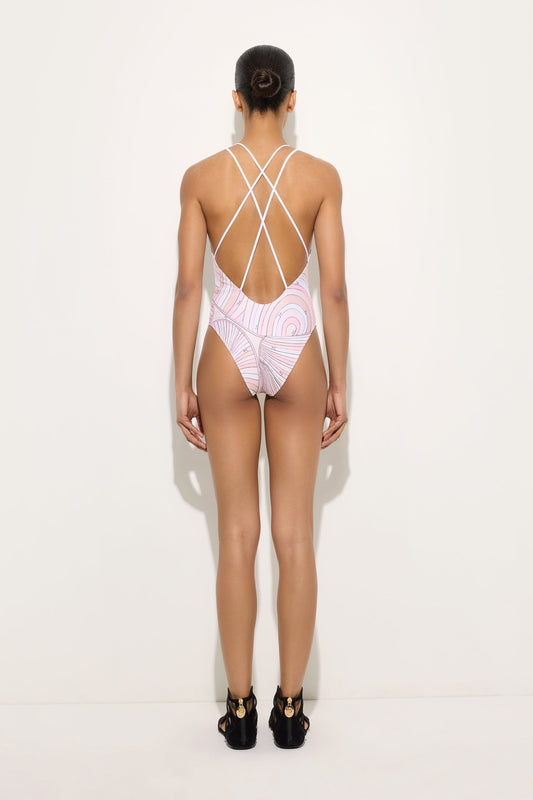 Iride Print One-Piece Swimsuit