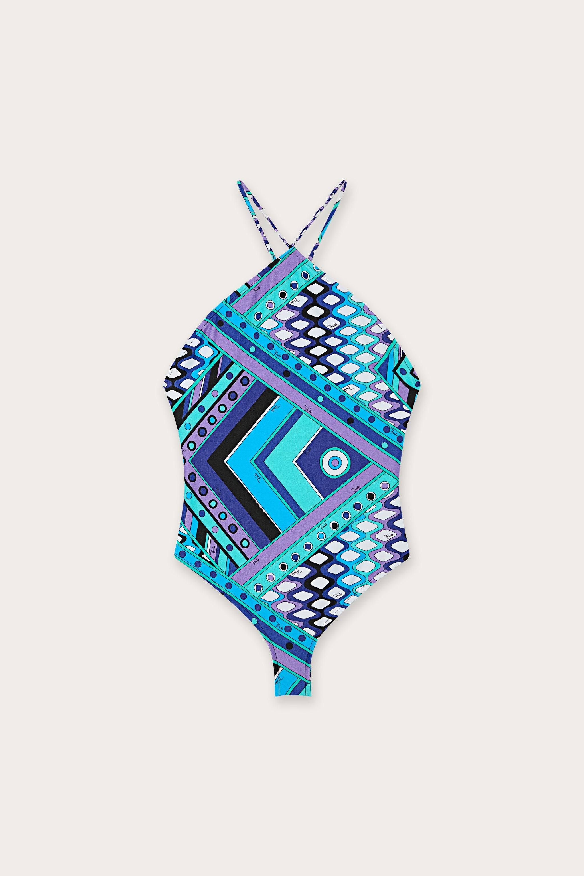 Vivara Print Cross-Strap Swimsuit – PUCCI