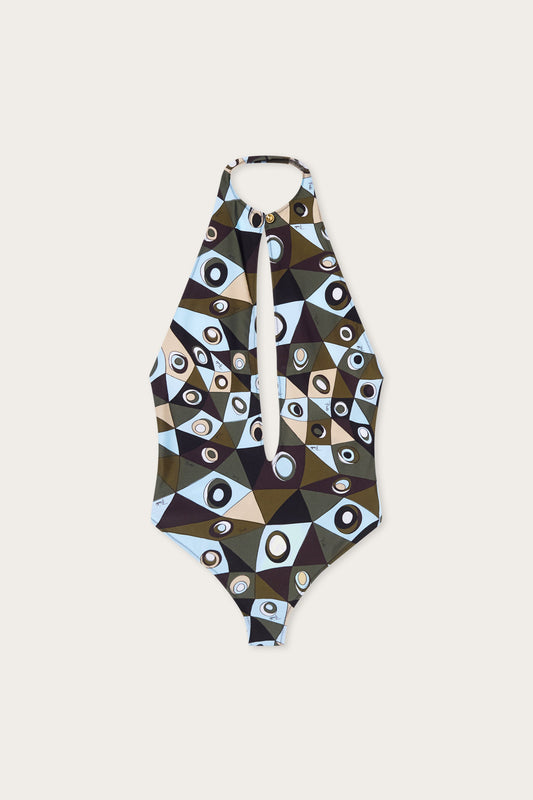 Occhi Print Swimsuit