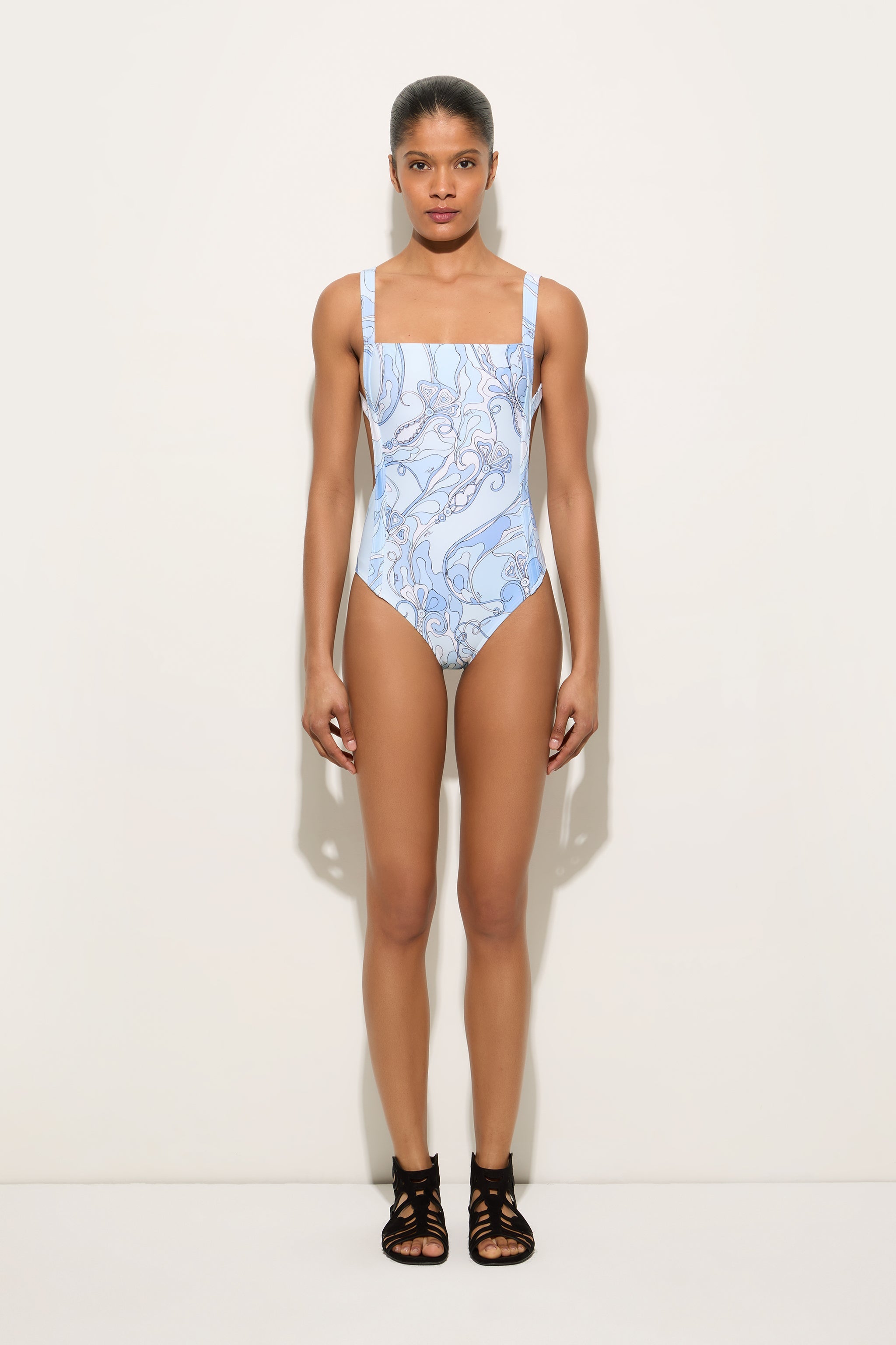 Orchidee Print Swimsuit – PUCCI