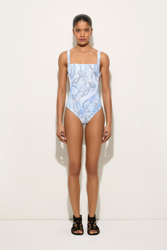 Orchidee Print Swimsuit