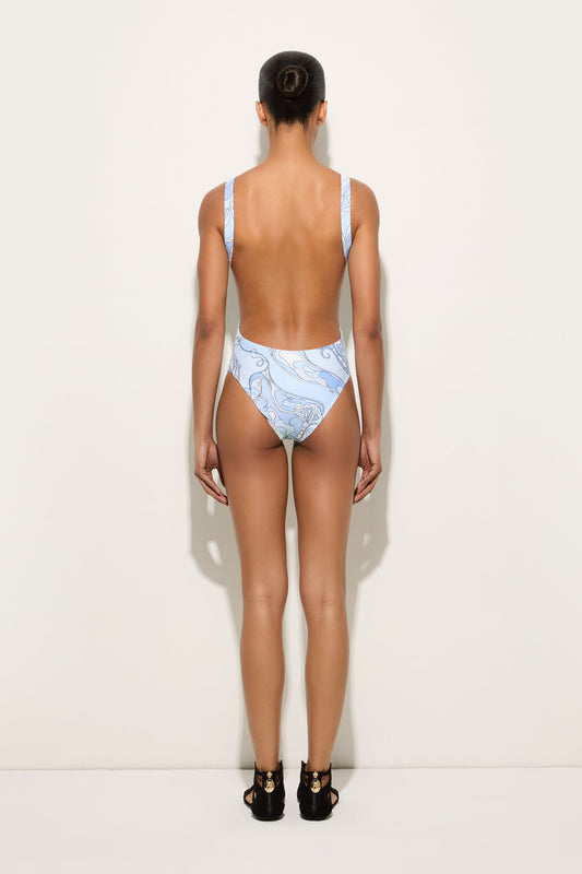 Orchidee Print Swimsuit