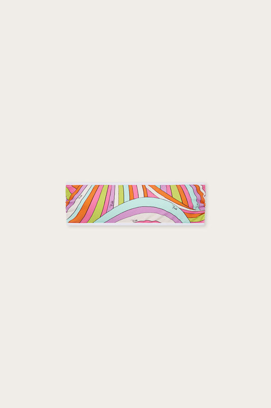 Iride Print Bandeau Bikini Top