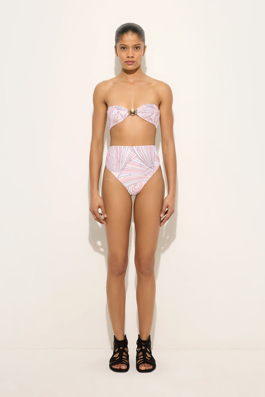 Iride Print Bikini Top