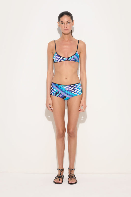 Slip Bikini in Stampa Vivara
