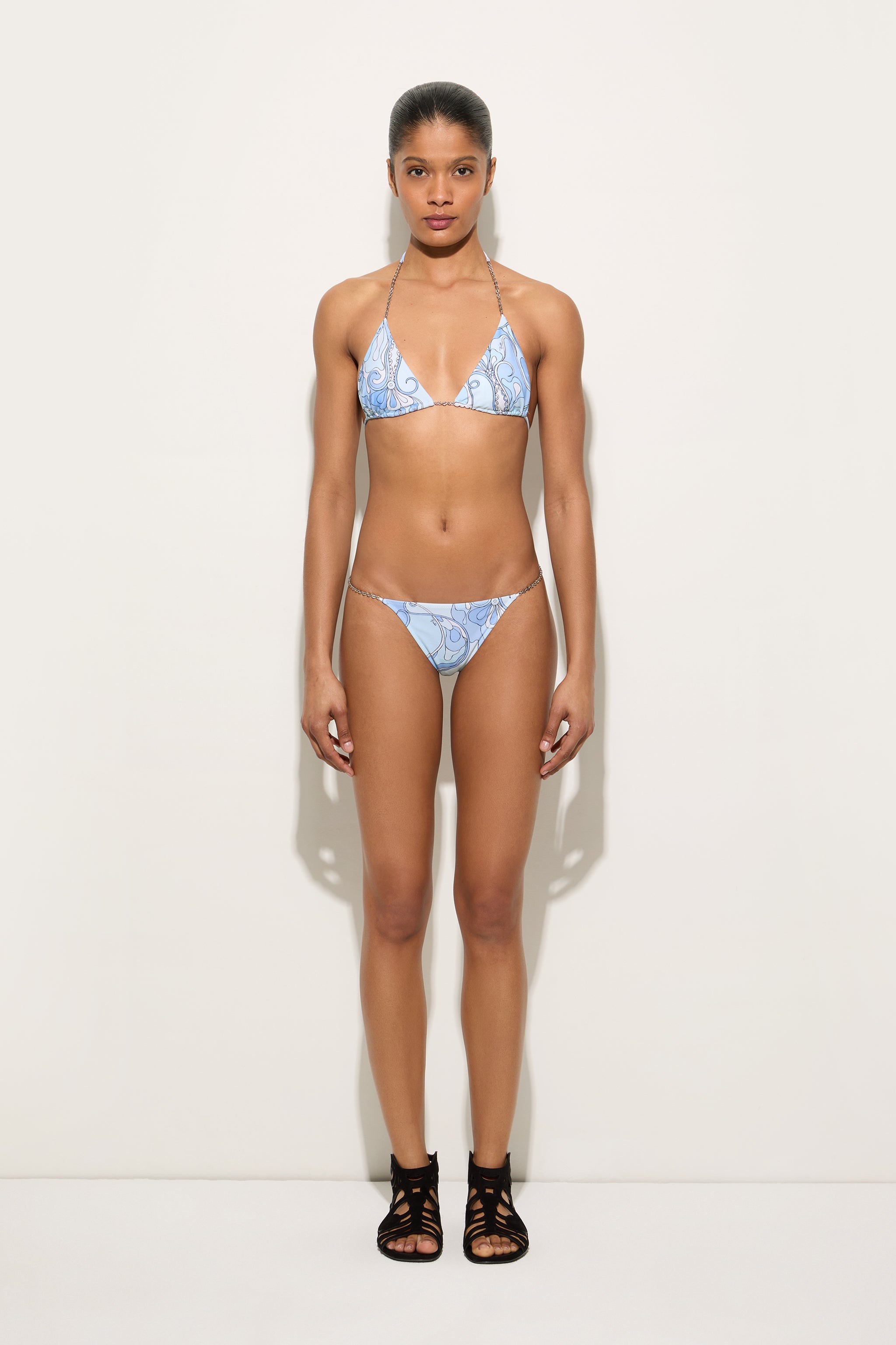 Orchidee Print Bikini Bottom – PUCCI