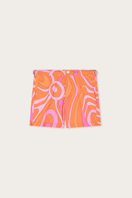 Marmo Print Swim Shorts