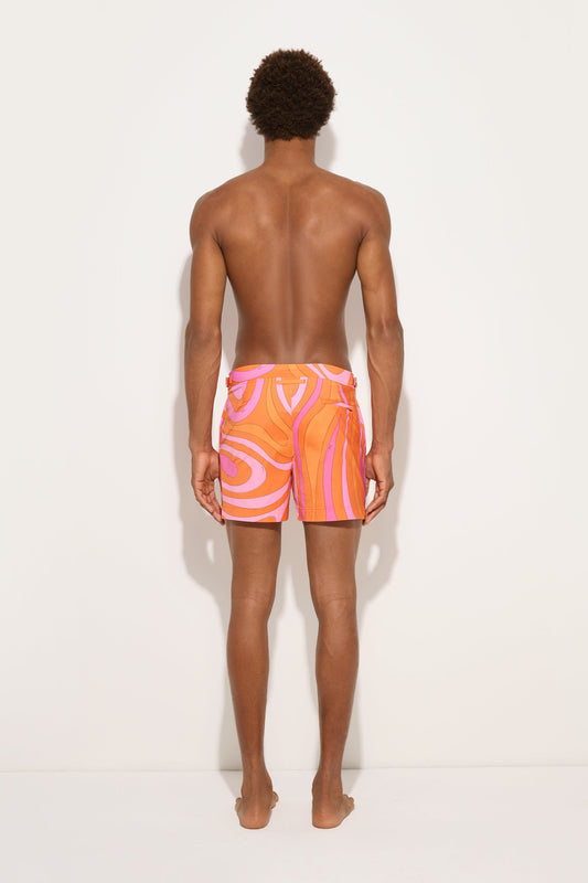 Marmo Print Swim Shorts