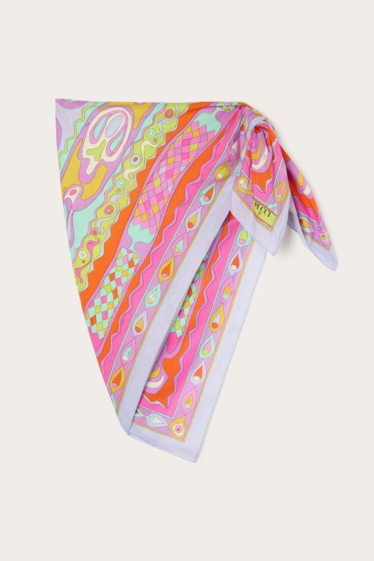 Angoli Print Cotton Sarong
