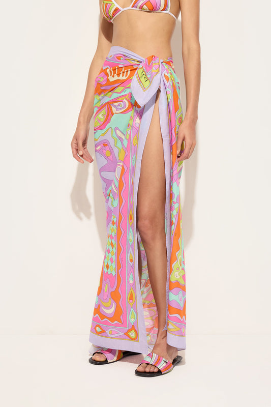 Angoli Print Cotton Sarong
