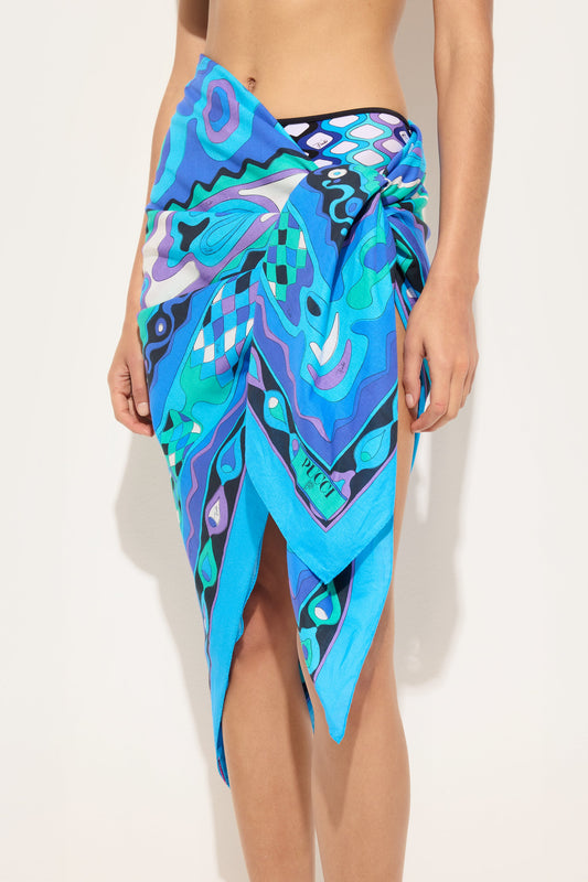 Angoli Print Cotton Sarong