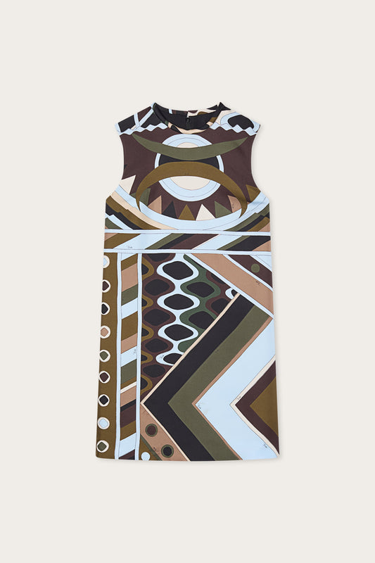 Vivara Print Silk Dress
