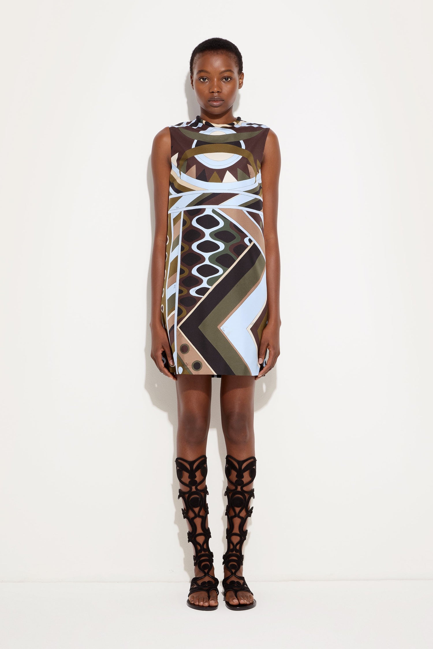 Vivara Print Silk Dress