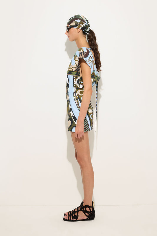 Soleil Print Panama dress