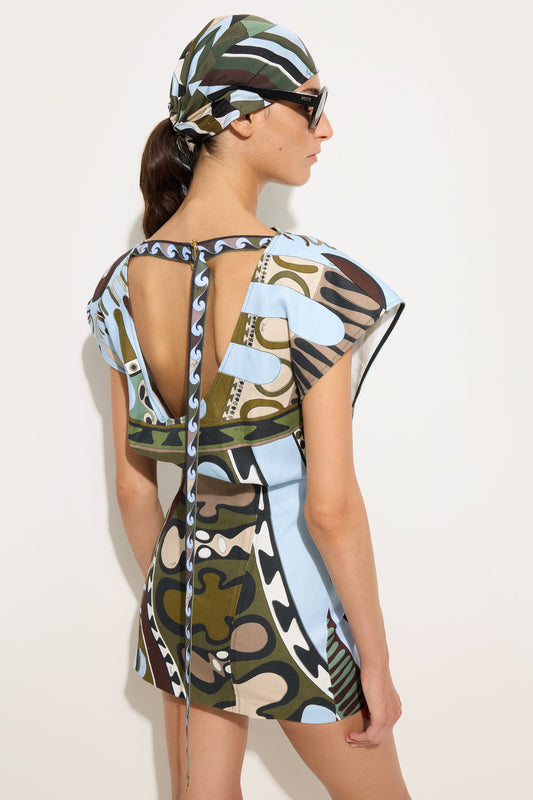 Soleil Print Panama dress