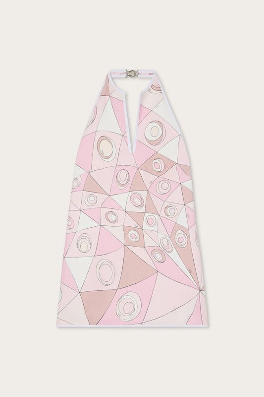 Occhi Print Cotton Terry Dress