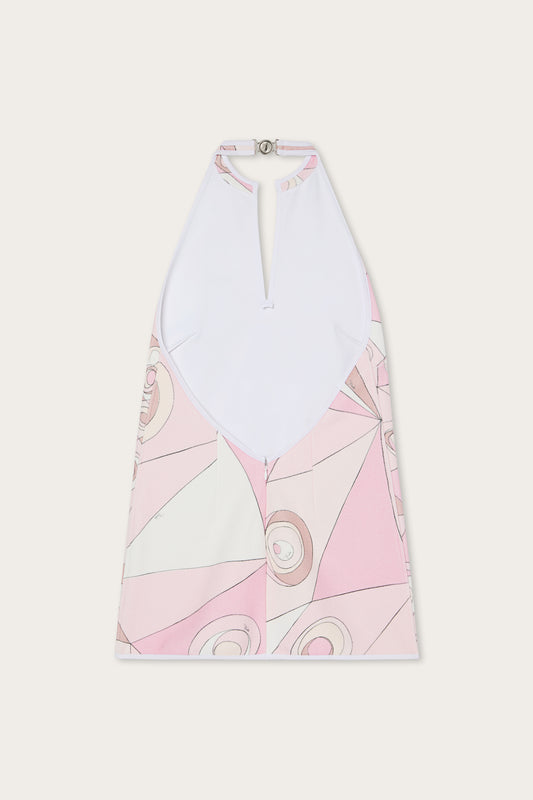 Occhi Print Cotton Terry Dress
