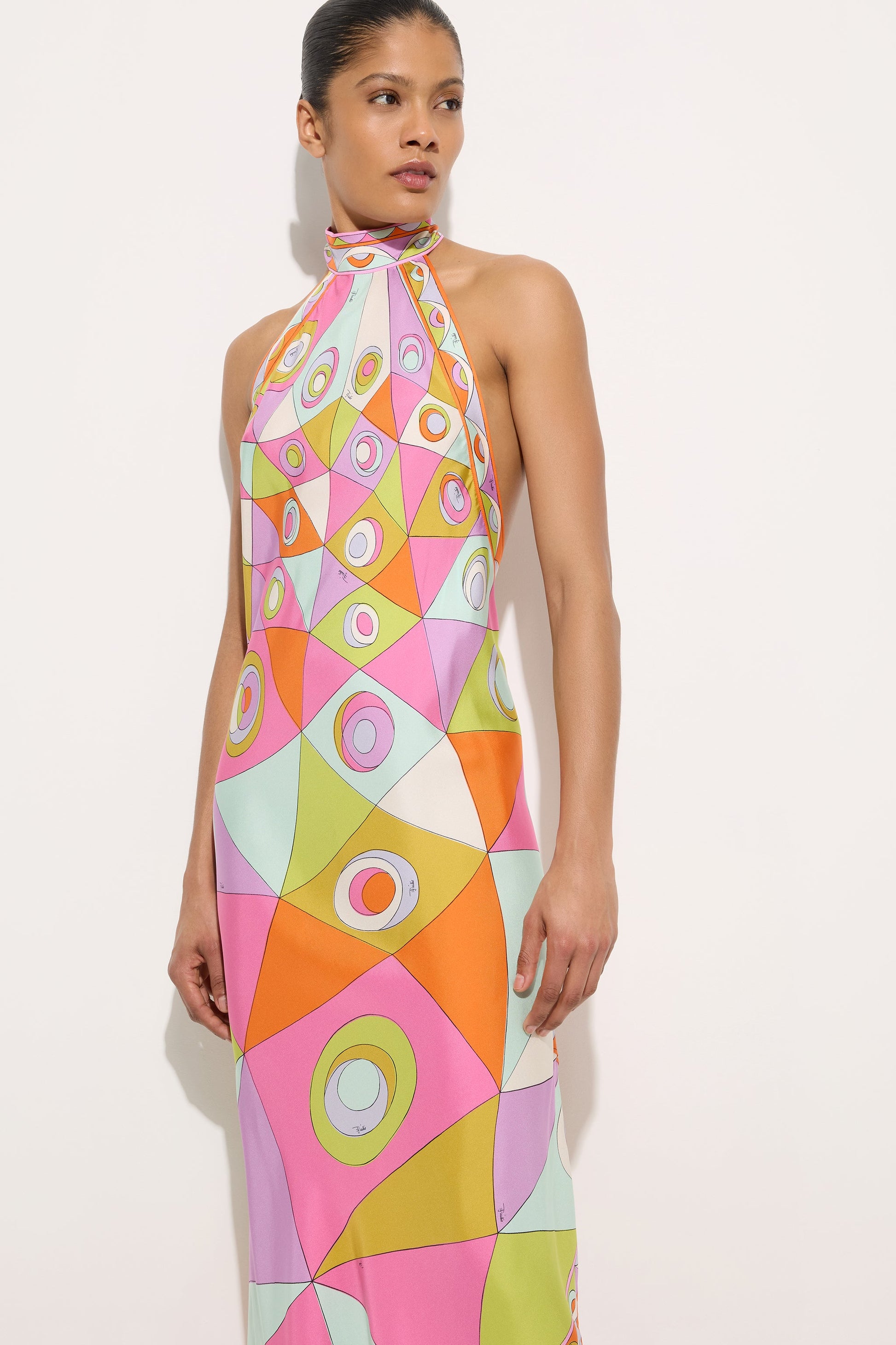 pucci silk dress EMILIO PUCCI, Mini Dress, 10 in multicolor Emilio Pucci Silk Maxi Dress