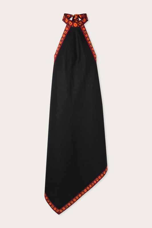 Abito in Cotone con Scollo all’Americana