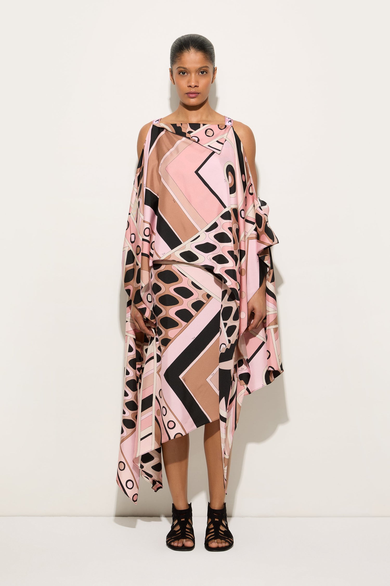 Vivara Print Silk Dress