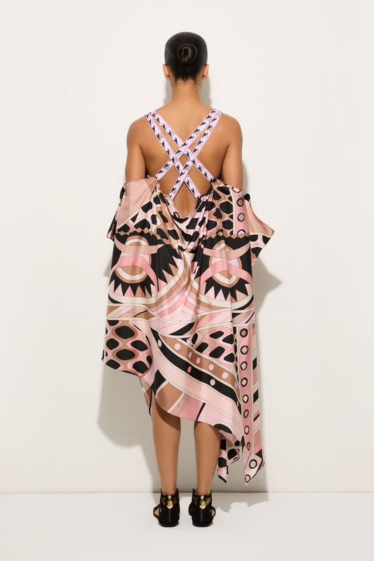 Vivara Print Silk Dress