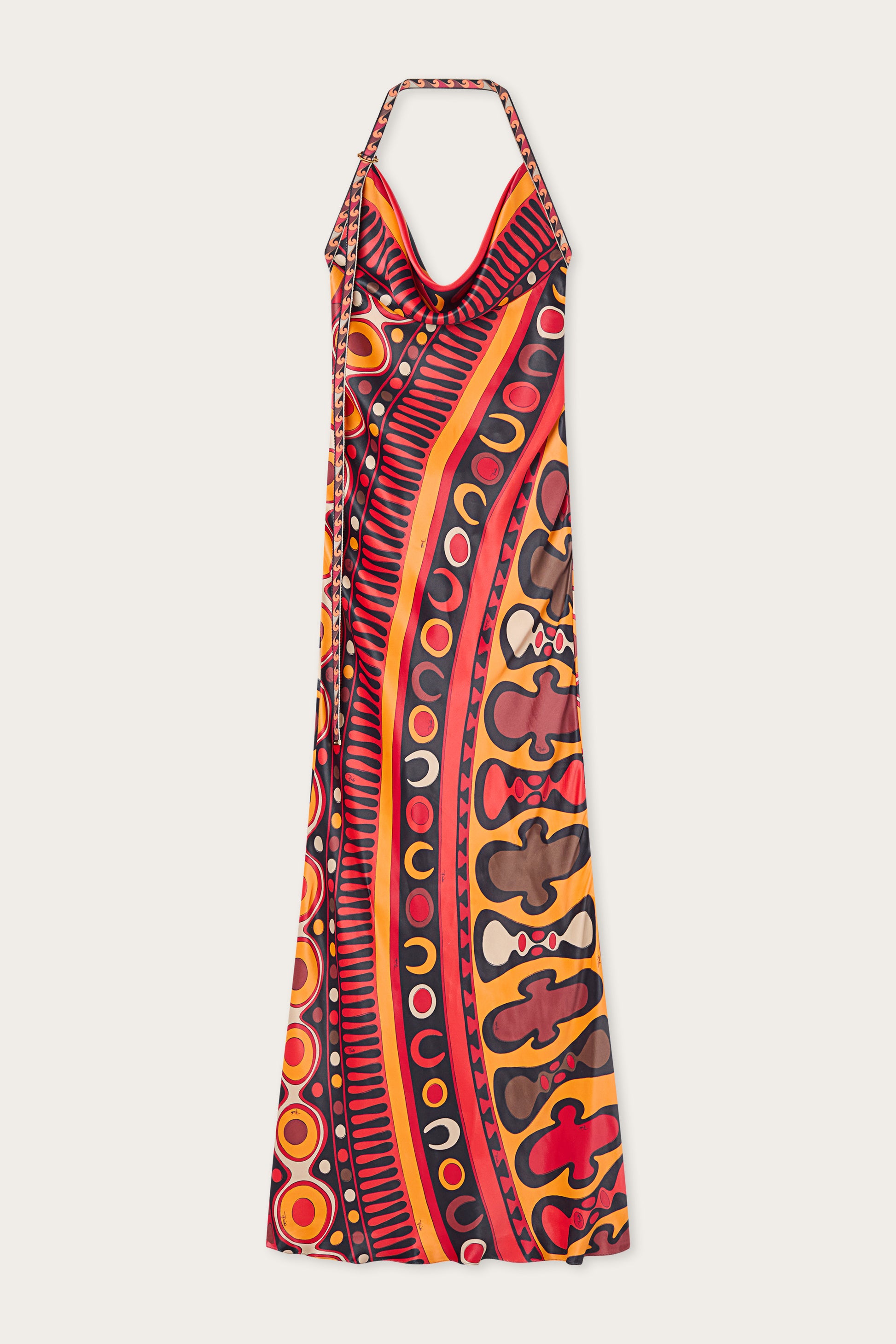 orange multicolor dress Orange Multicolor Floral Puff Sleeve Dress Filly Flair