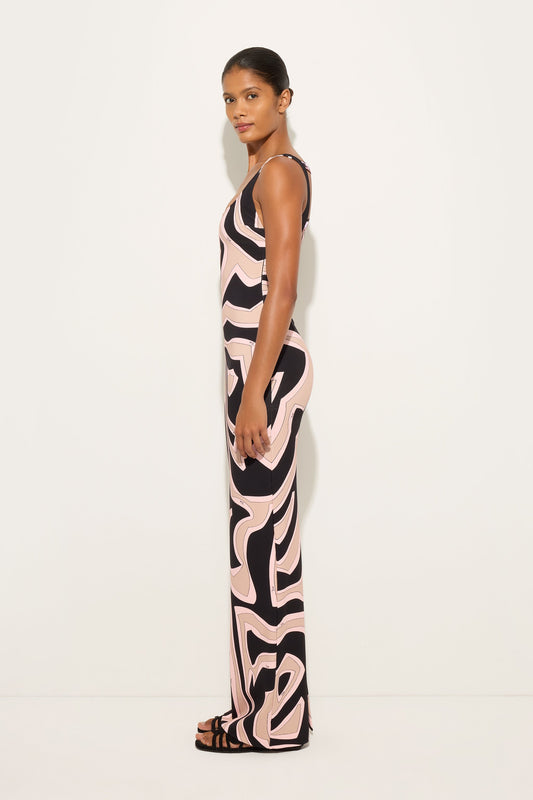 Labirinto Print Dress