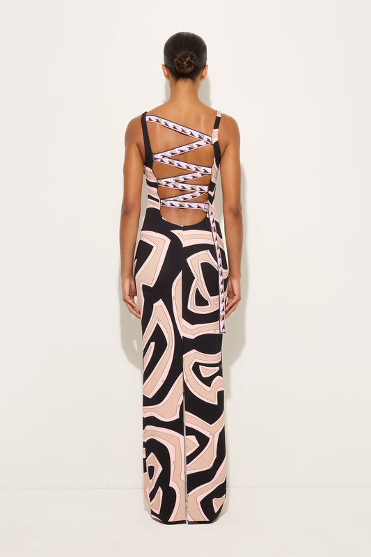 Labirinto Print Dress