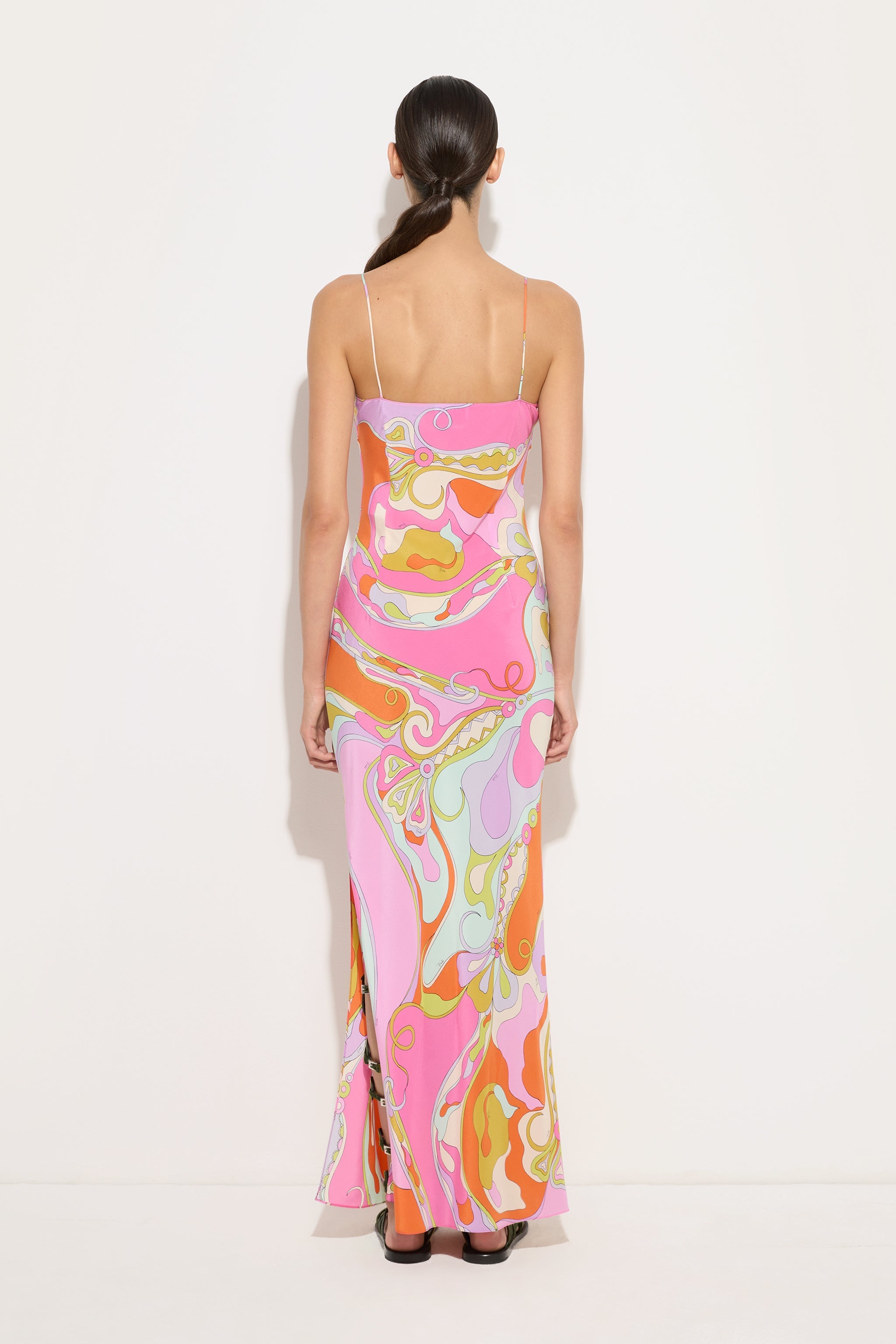 deicy ファッションヒストリー　オフィシャルマガジン2003-2011 Orchidee Print Silk Dress – PUCCI