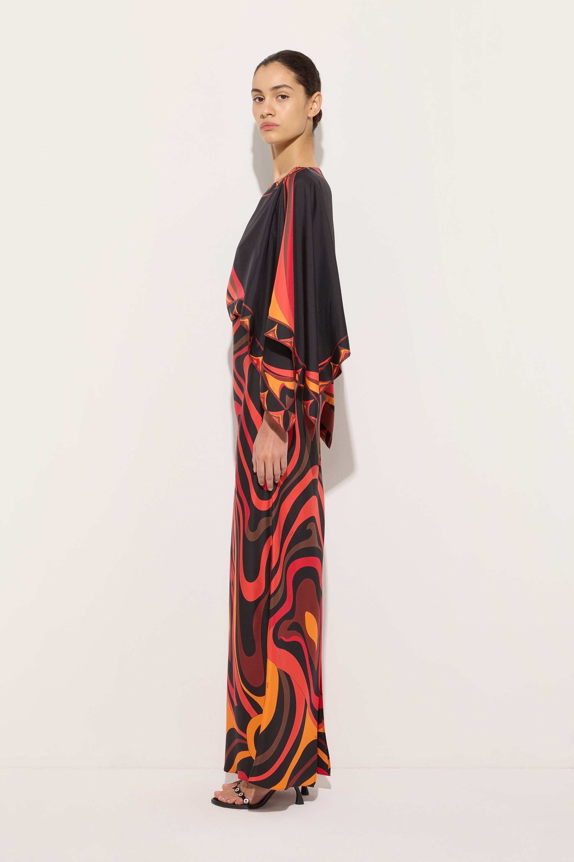 pucci marmo silk dress Pucci Marmo printed silk maxi dress Emilio Pucci