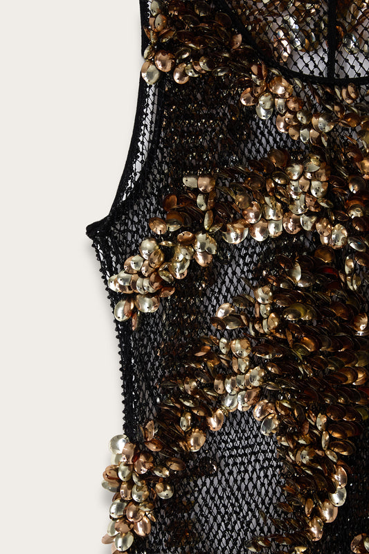 Marmo Embroidered Dress
