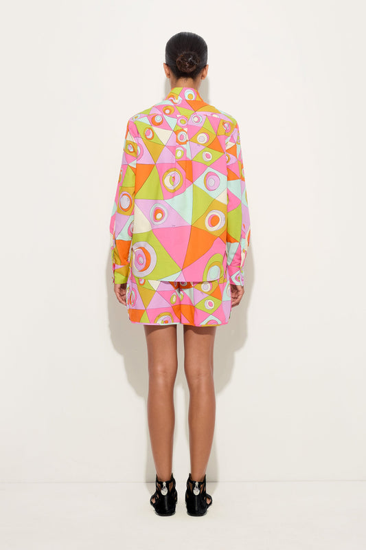 Occhi Print Cotton Shirt