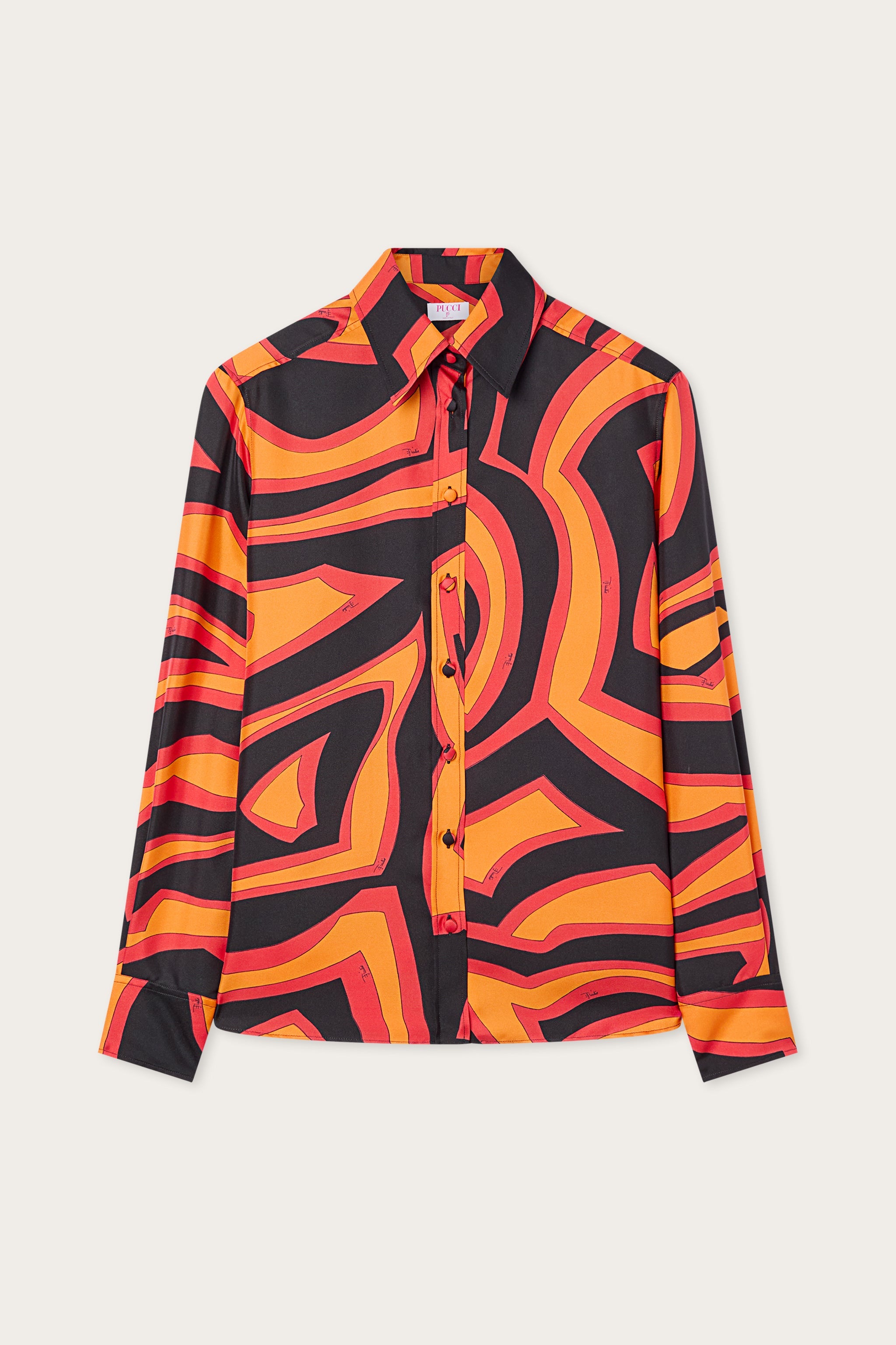 Labirinto Print Silk Shirt – PUCCI