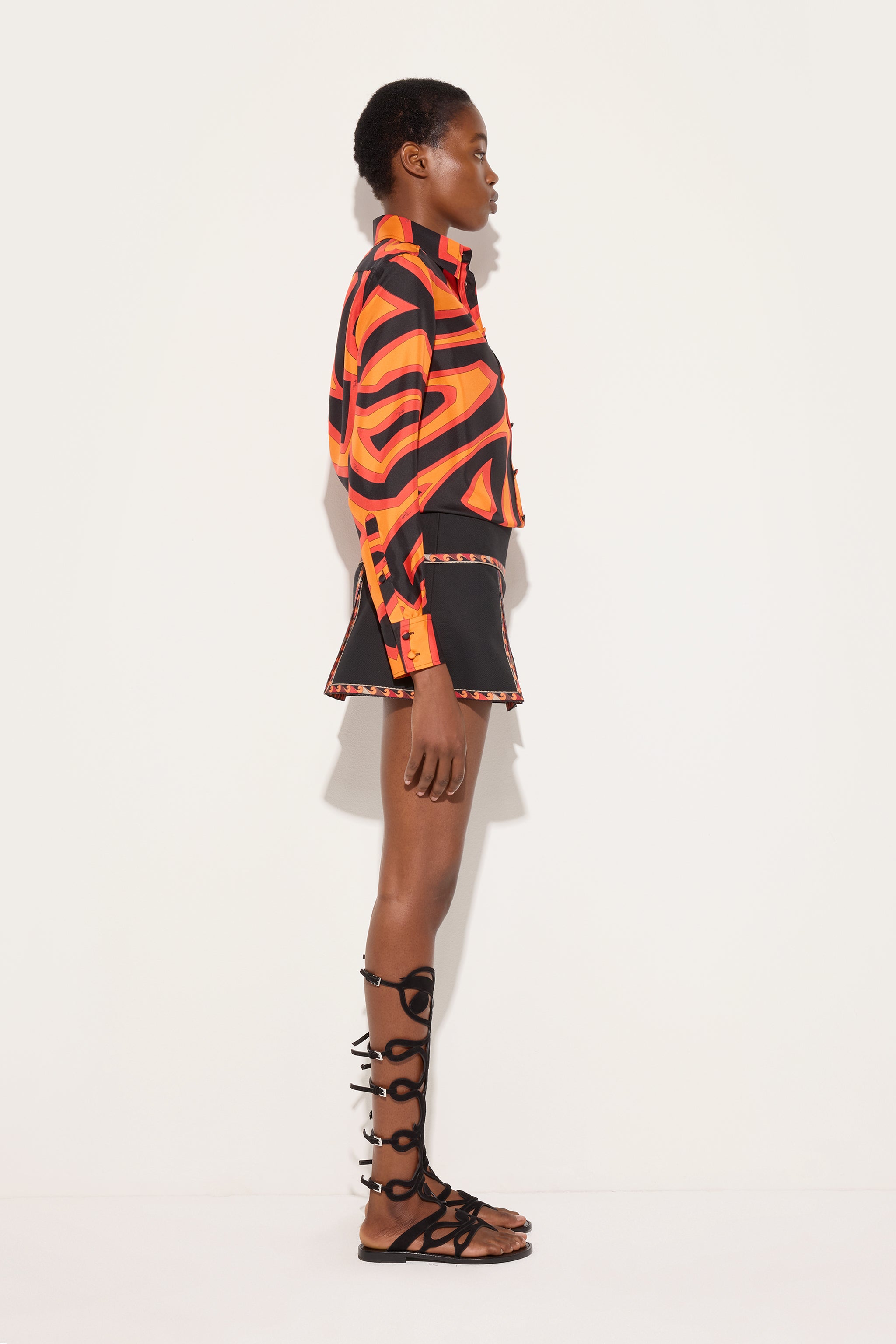 Labirinto Print Silk Shirt – PUCCI