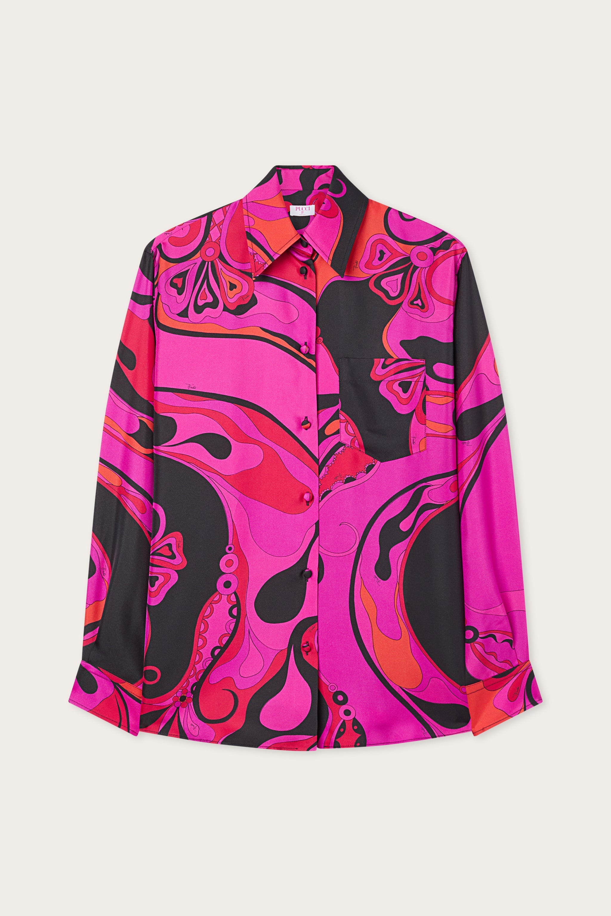 Orchidee Print Shirt – PUCCI