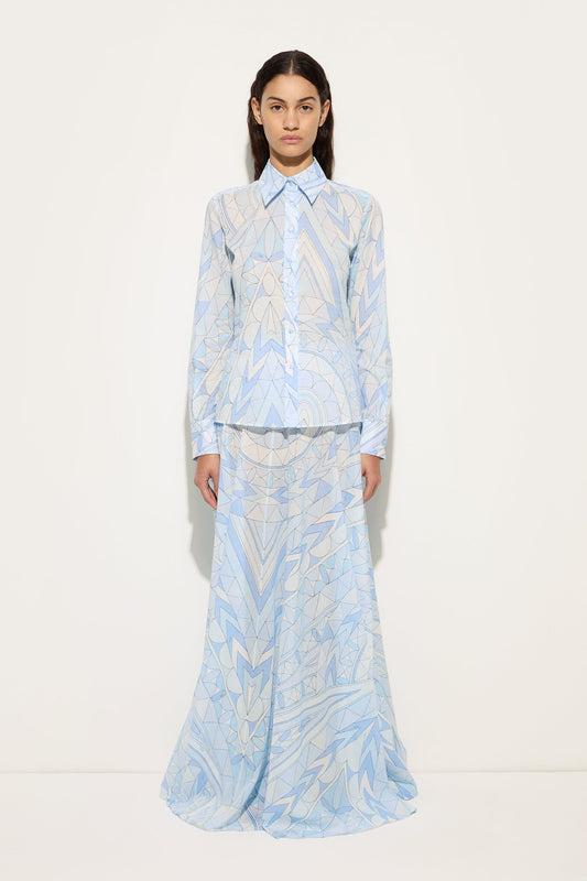 Camicia in Cotone in Stampa Manuba